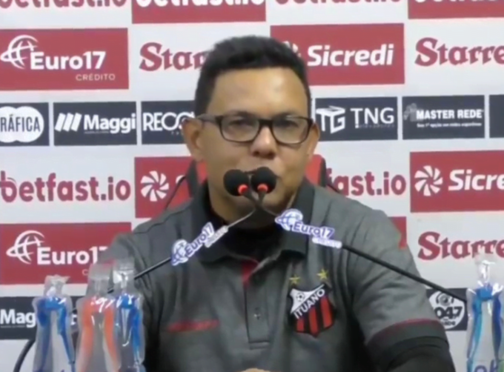Marcinho, técnico do Ituano, reflete sobre empate com o Botafogo SP.