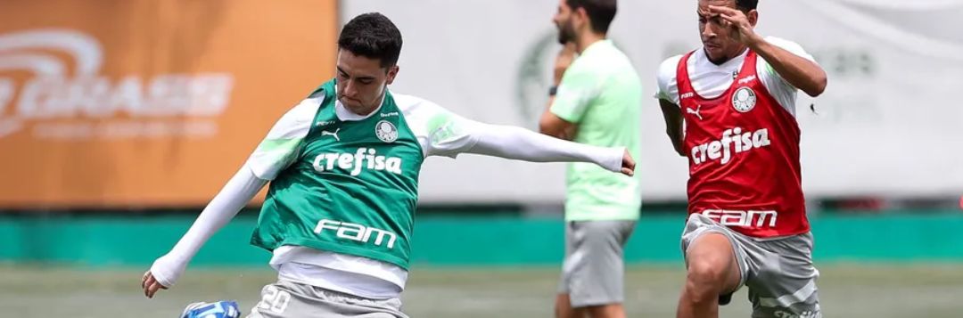 imagem da materia: Palmeiras treina reforçado por sete jogadores da base