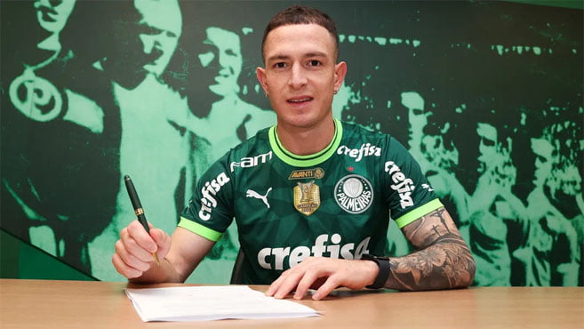 imagem da materia: Palmeiras contrata o volante argentino Aníbal Moreno