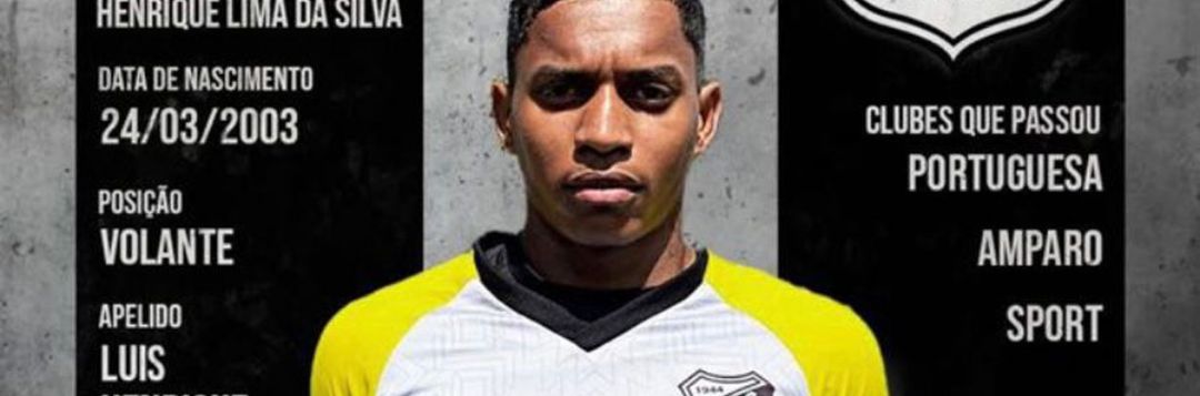 imagem da materia: Independente contrata o volante Luís Henrique