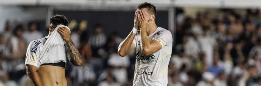 imagem da materia: Com eliminações e rebaixamento, Santos não fatura R$ 43 milhões