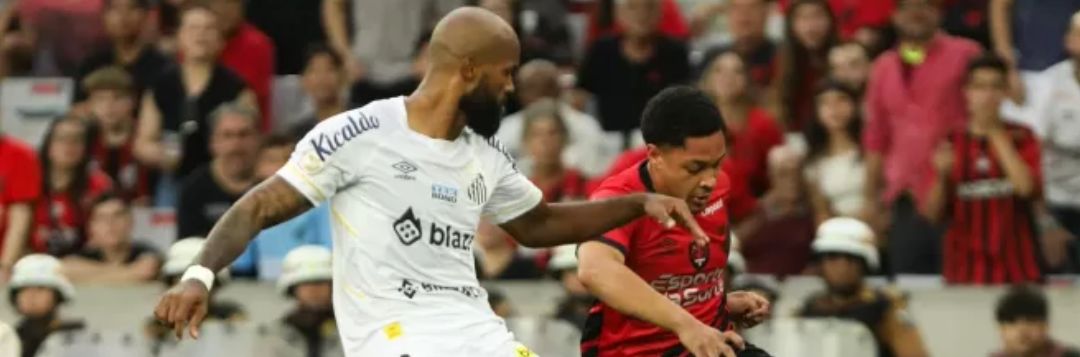 imagem da materia: Santos perde para Athletico e segue em situação complicada