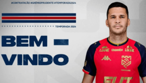 Atacante Wagner é o novo reforço do Grêmio Prudente