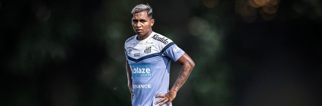 imagem da materia: Morelos aceita redução salarial e irá continuar no Santos em 2024
