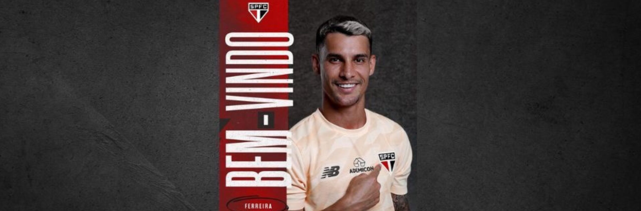 imagem da materia: São Paulo anuncia contratação do atacante Ferreirinha