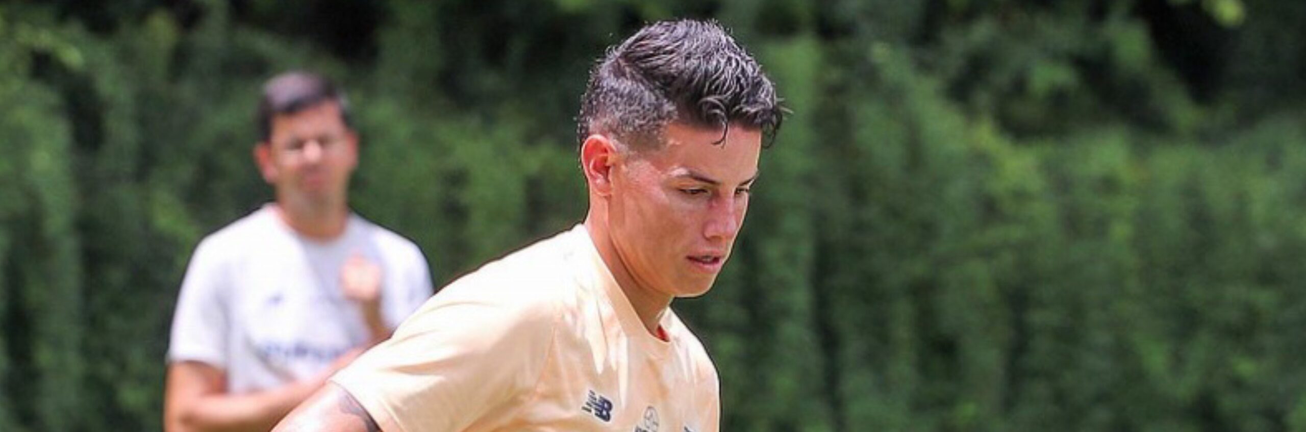 imagem da materia: James Rodríguez é relacionado para partida contra Inter de Limeira