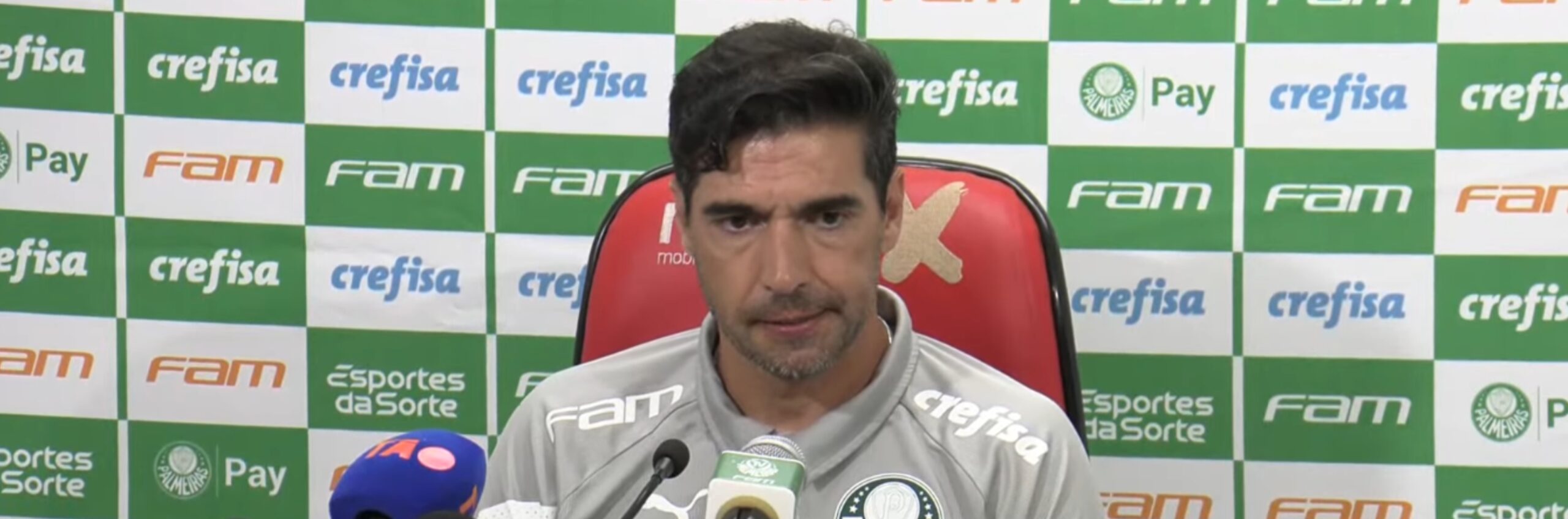 imagem da materia: Abel analisa desafios do Palmeiras na vitória sobre a Portuguesa