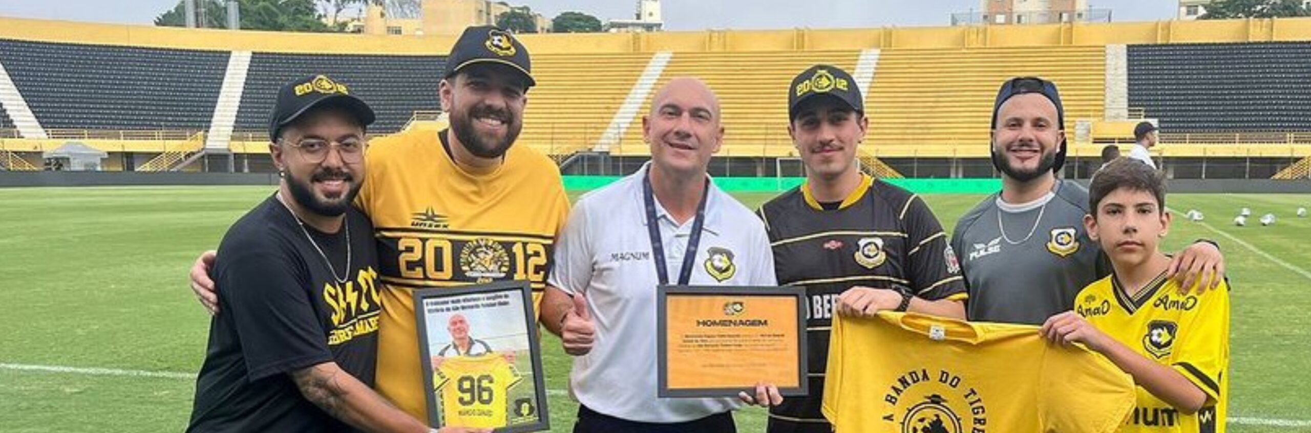 imagem da materia: Márcio Zanardi é homenageado por marca histórica no São Bernardo