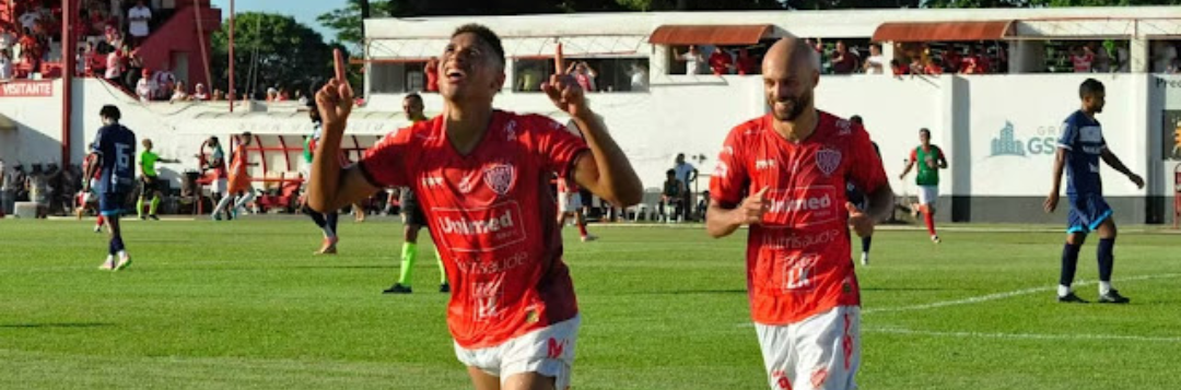 imagem da materia: Decisivo para o Noroeste, Luiz Thiago se torna maior artilheiro do clube no século