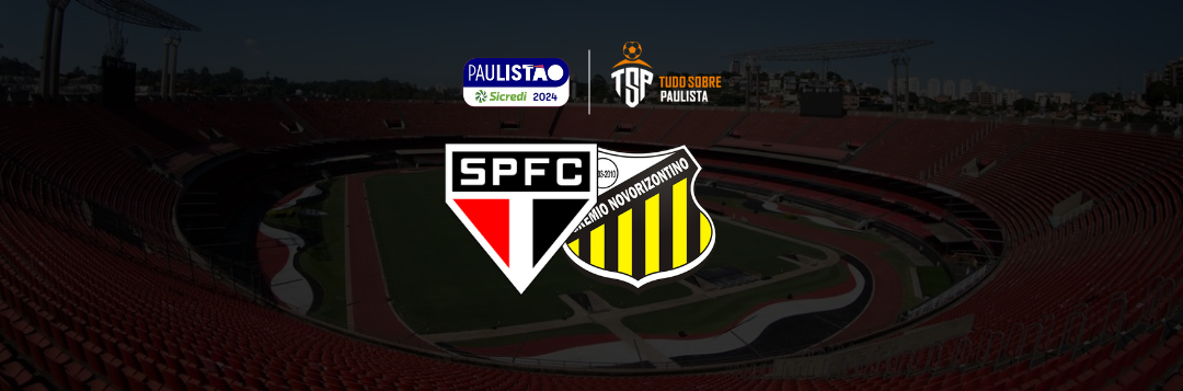 imagem da materia: São Paulo x Novorizontino: onde assistir, escalações e palpites