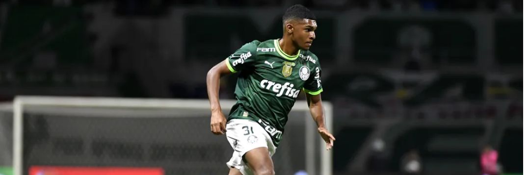 imagem da materia: Joia da base do Palmeiras, Luís Guilherme é monitorado pelo Mônaco