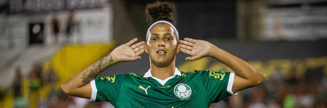 imagem da materia: Palestrina lidera artilharia do Brasileirão Feminino