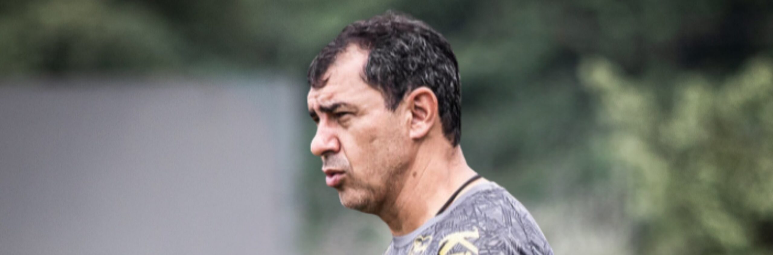 imagem da materia: Fábio Carille comanda treino do Santos com grupo completo