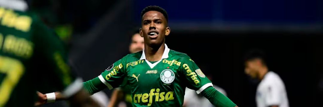 imagem da materia: Estêvão se torna o terceiro atleta mais jovem a marcar pelo Palmeiras