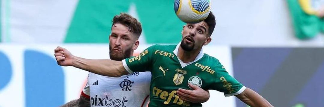 imagem da materia: Abel Ferreira comenta empate contra Flamengo e volta ao esquema com três zagueiros