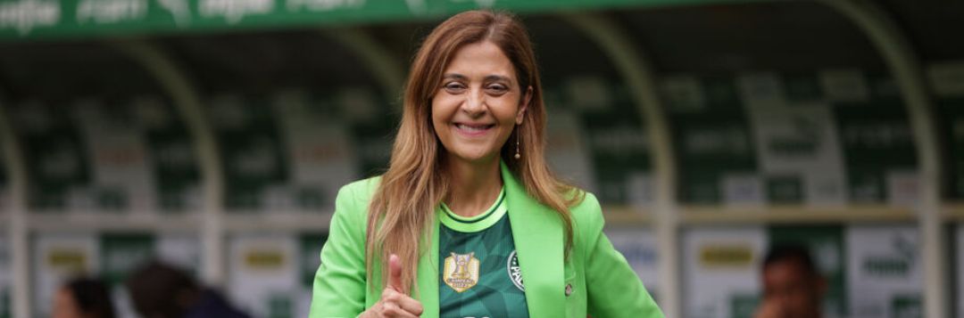 imagem da materia: Leila rebate declarações de Landim sobre o gramado do Allianz Parque