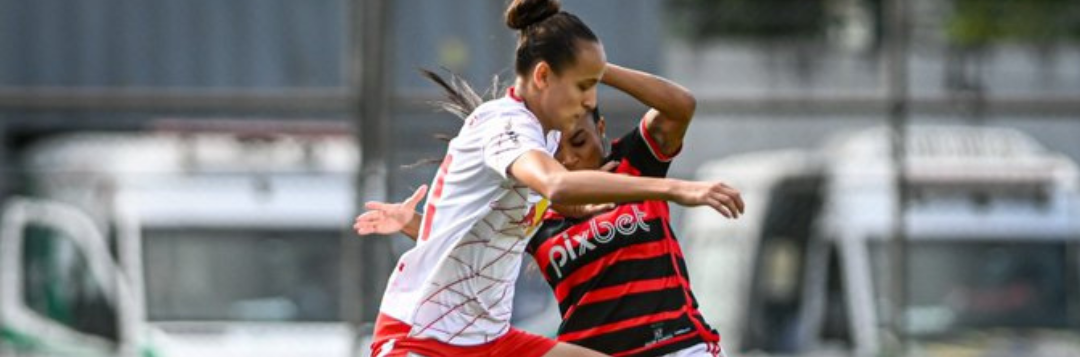 imagem da materia: Red Bull Bragantino empata com Flamengo mas segue invicto no Brasileirão Feminino