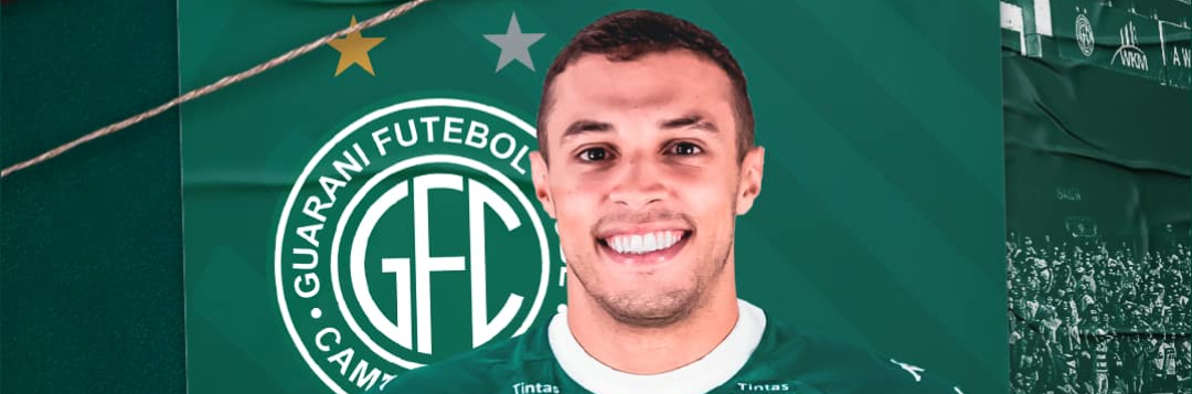 imagem da materia: Guarani anuncia atacante Luccas Paraizo para Série B