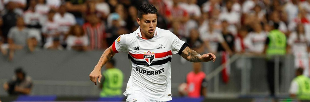 imagem da materia: Zubeldía explica ausência de James Rodríguez contra o Vitória