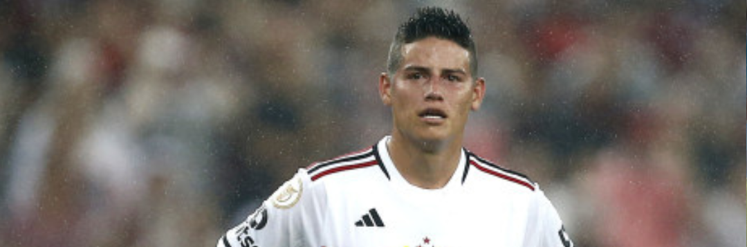 imagem da materia: James Rodríguez fica de fora da partida contra o Cobresal