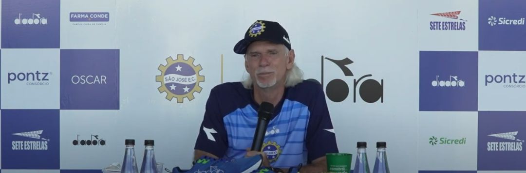 imagem da materia: Sérgio Guedes fala pela primeira vez como técnico do São José