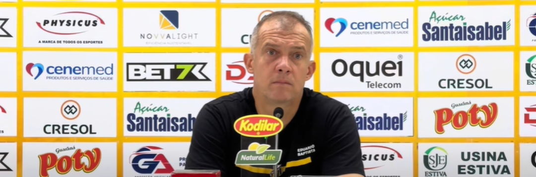 imagem da materia: Eduardo Baptista analisa empate do Novorizontino: 