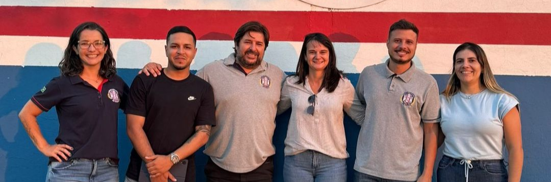 imagem da materia: Grêmio São-Carlense recebe coordenadores da FPF em seu CT