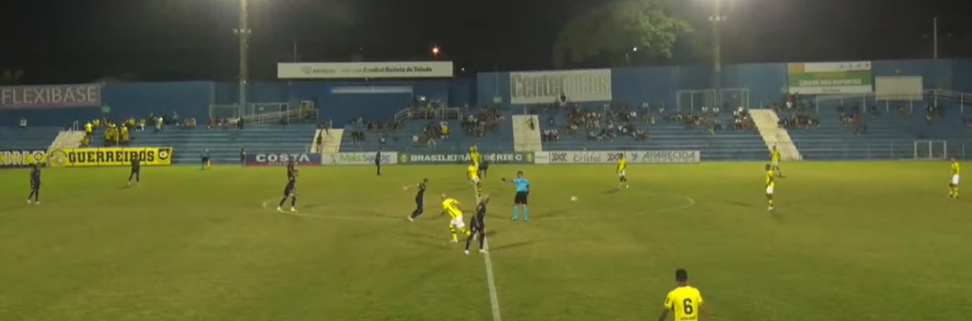 imagem da materia: Com 9 jogadores, São Bernardo empata com a Aparecidense