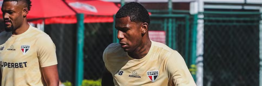 imagem da materia: Arboleda deve retornar ao São Paulo contra o Corinthians