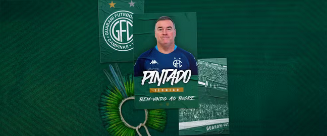 imagem da materia: Guarani anuncia contratação de Pintado