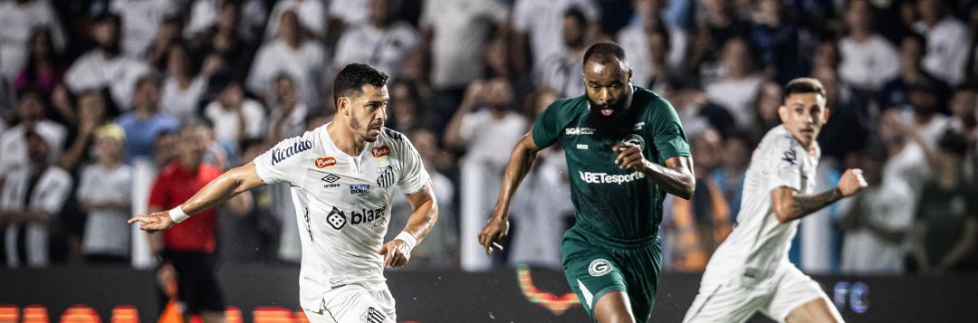 imagem da materia: Santos vence o Goiás e melhora situação na Série B