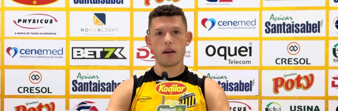 imagem da materia: Renato Palm celebra primeiro gol pelo Novorizontino