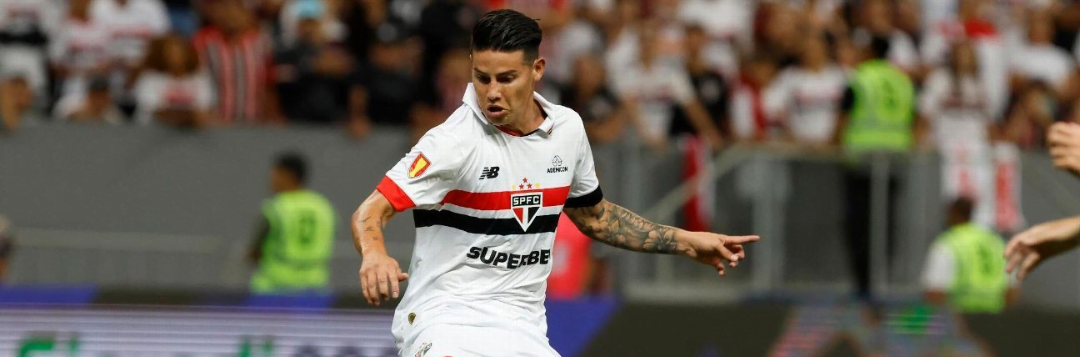 imagem da materia: James se reapresenta ao São Paulo apenas na próxima semana
