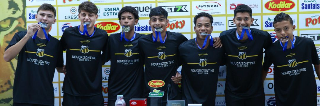 imagem da materia: Jovens da base do Novorizontino se destacam fora dos campos