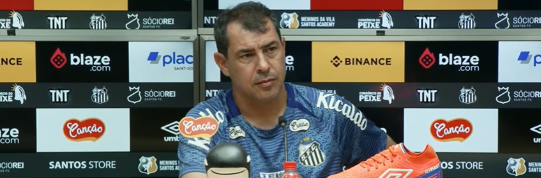 imagem da materia: Fábio Carille valoriza vitória do Santos contra o Ituano
