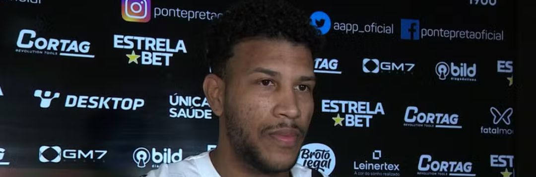 imagem da materia: Thomas Luciano é apresentado pela Ponte Preta