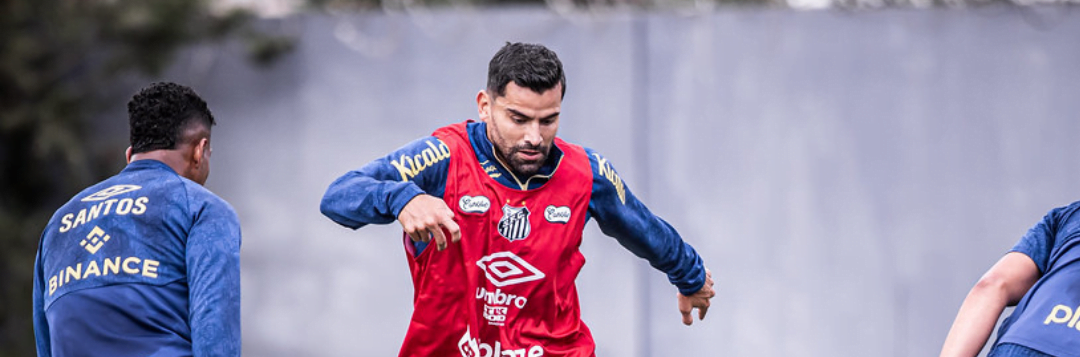imagem da materia: Santos encerra preparação para enfrentar o Vila Nova