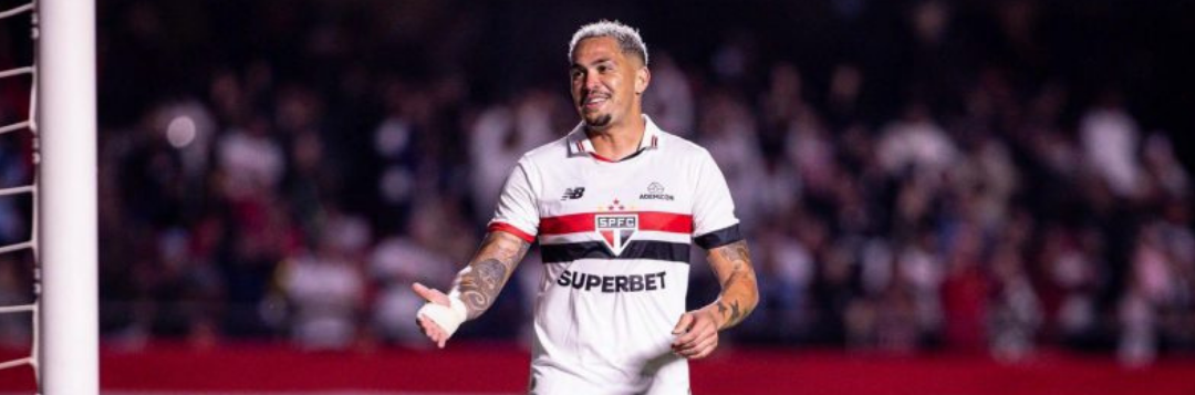 imagem da materia: Luciano desfalca São Paulo contra o Flamengo no Brasileirão