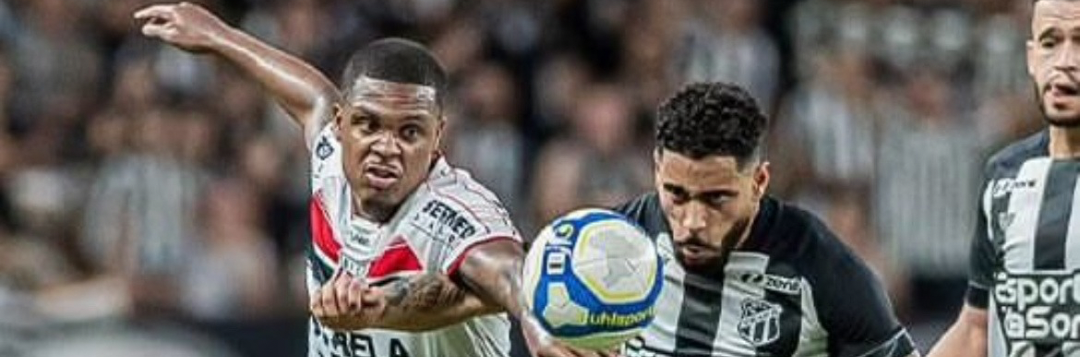 imagem da materia: Botafogo é goleado pelo Ceará na Série B