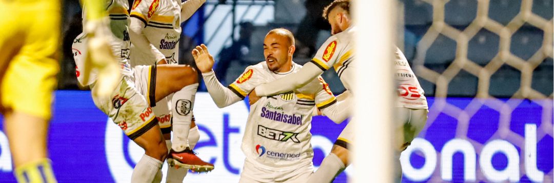 imagem da materia: Rodolfo celebra gol e vitória do Novorizontino contra o Avaí