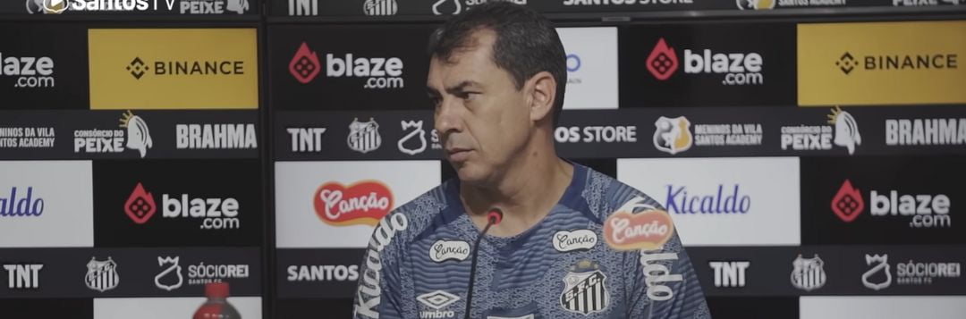 imagem da materia: Carille aprova desempenho do Santos: