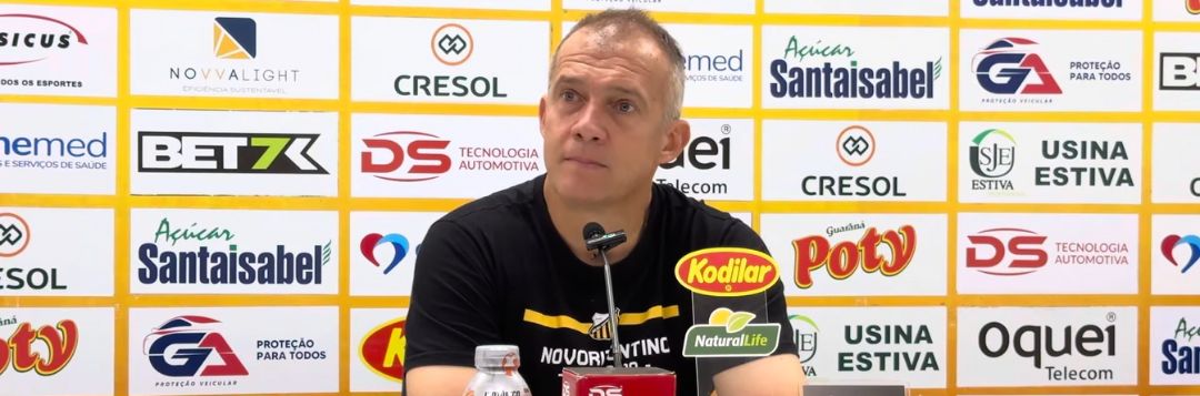 imagem da materia: Eduardo Baptista elogia postura do Novorizontino