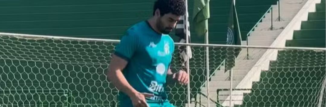 imagem da materia: Bruno Mendes volta a treinar com bola no Guarani