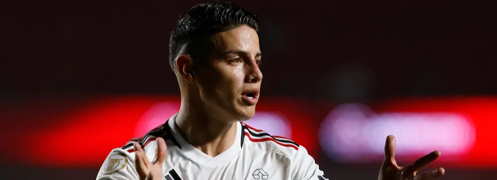 imagem da materia: São Paulo pressiona James Rodríguez por rescisão