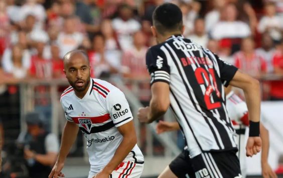 imagem da materia: São Paulo busca quebrar tabu contra Atlético-MG na Arena MRV