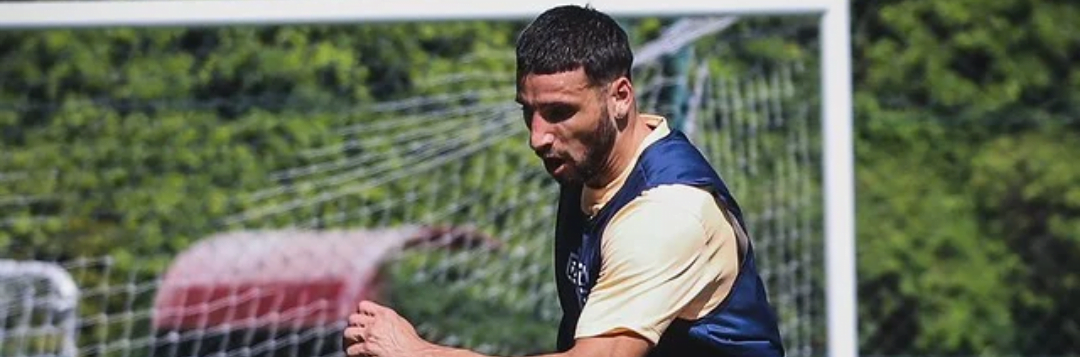 imagem da materia: Calleri treina, mas ainda é dúvida para jogo contra Botafogo