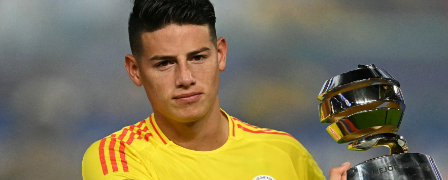 imagem da materia: James Rodríguez é eleito o melhor jogador da Copa América
