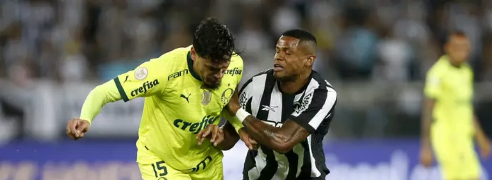 imagem da materia: Botafogo x Palmeiras: onde assistir, escalações e palpites