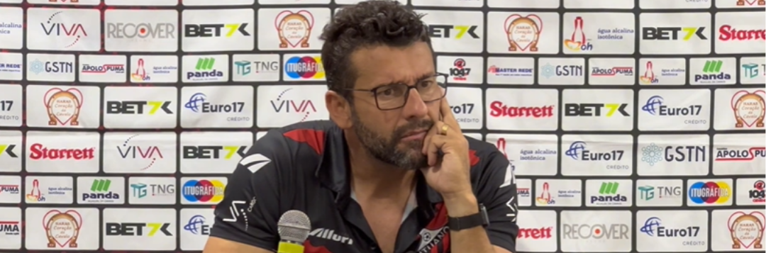 imagem da materia: Valentim desabafa sobre arbitragem após derrota do Ituano
