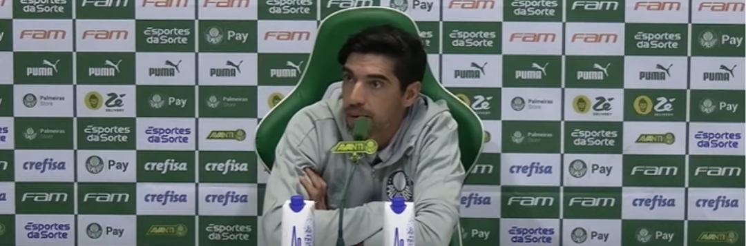 imagem da materia: Abel Ferreira desabafa após goleada e critica 'haters'
